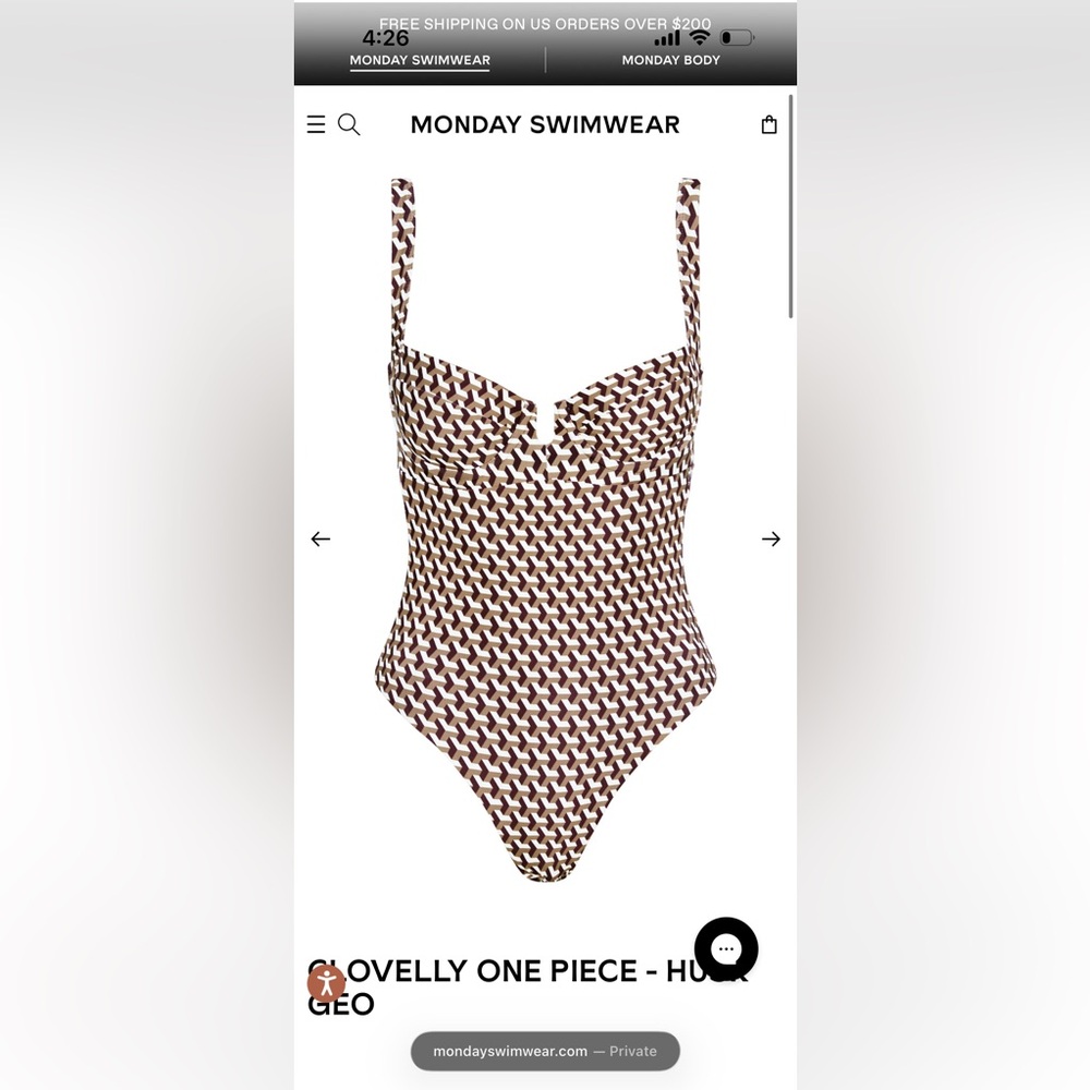 Monday swimwear One-Piece Swimsuit